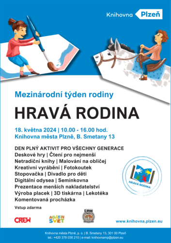 Hravá rodina - plakát